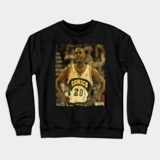 Gary Payton - Vintage Design Of Basketball Crewneck Sweatshirt